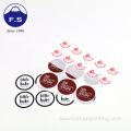 Round Shape PVC Waterproof Sticker Paper Custom